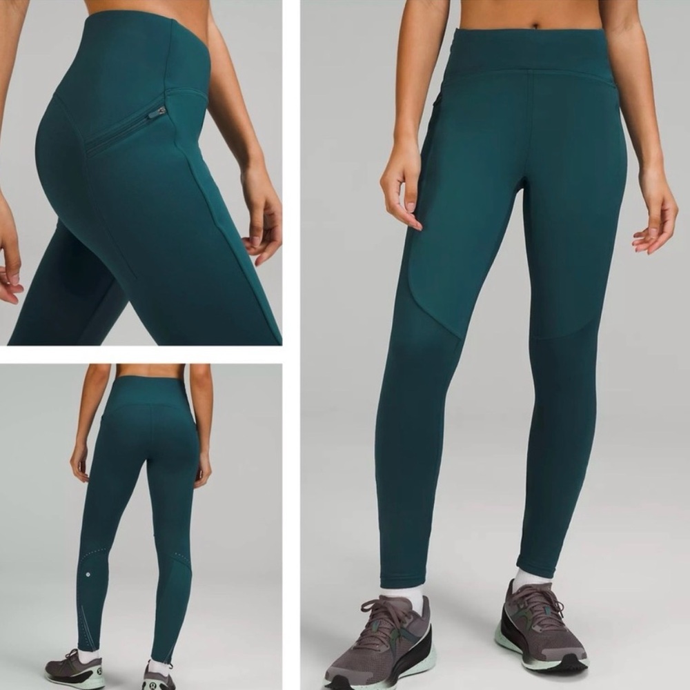 NWT! Lululemon Tech Fleece HR Run Tight 28" Legging Size 8